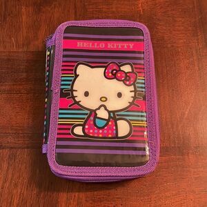 Sanrio Hello Kitty Zippered Portfolio Pencil Case